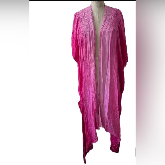 Free People Women's Fuchsia Pink
Angelica Dip Dye Long Kimono Size Xs/s
Nwt - Picture 1 of 8
